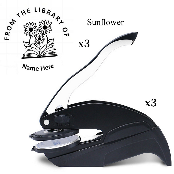 đź“–Personalized Book Embosser 3PCS Free Shipping