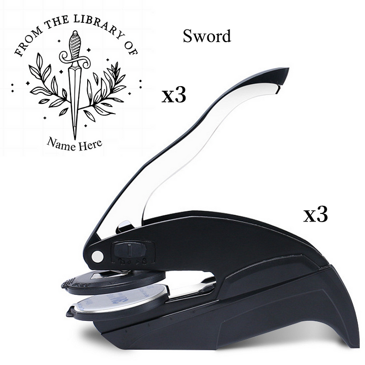 đź“–Personalized Book Embosser 3PCS Free Shipping