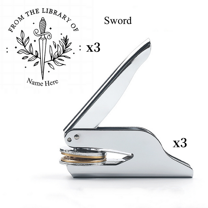 đź“–Personalized Book Embosser 3PCS Free Shipping