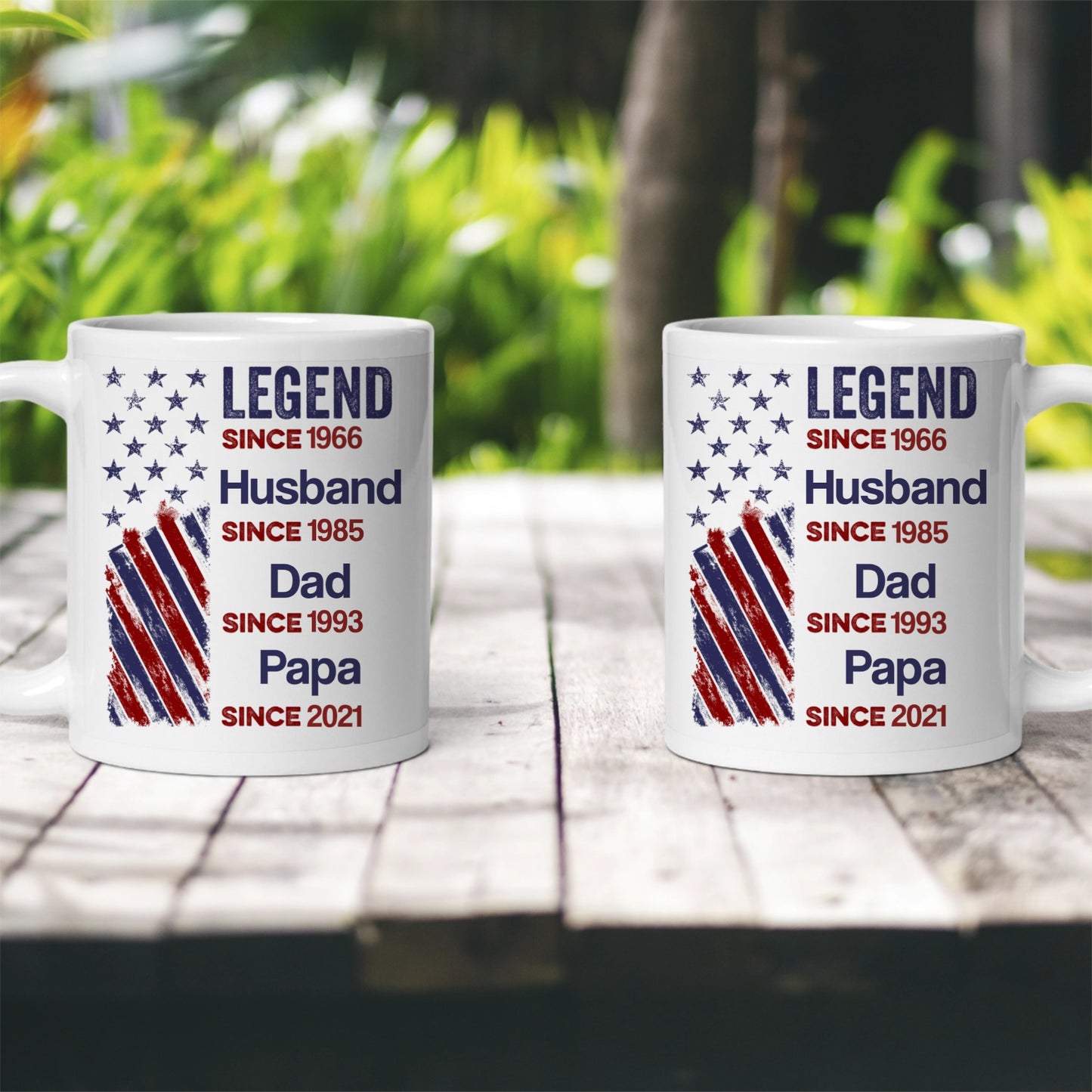 Legend Husband Dad Grandpa Personalized Mug