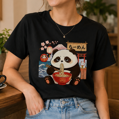 Ramen Panda Graphic T-Shirt