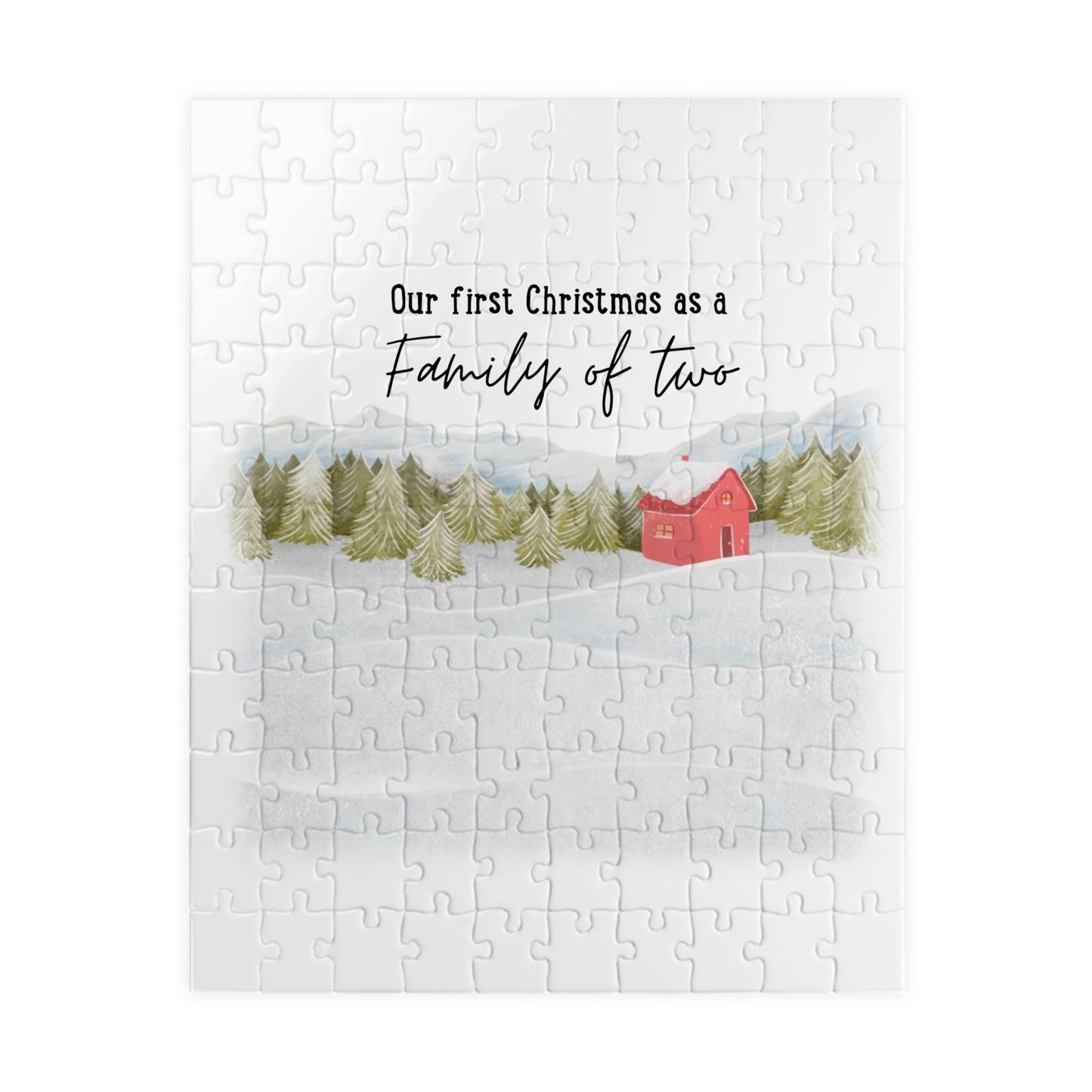 Custom Photo Our First Anniversary As Mr. & Mrs. - Personalized Jigsaw Puzzle