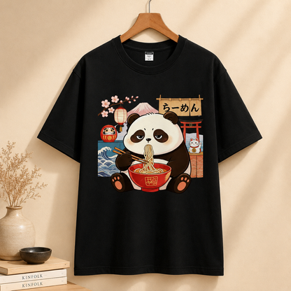 Ramen Panda Graphic T-Shirt