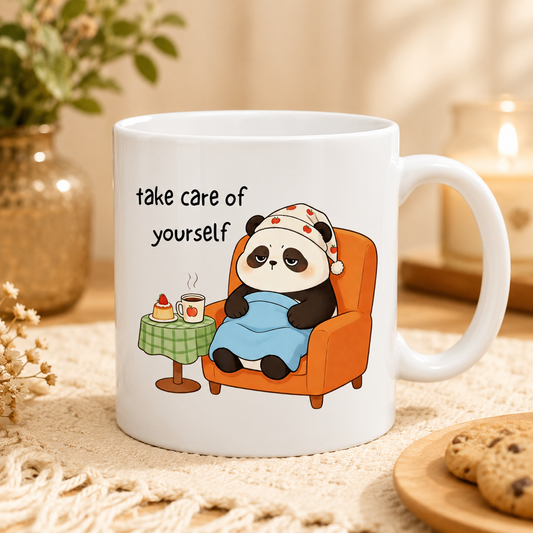 Take Care of Yourself Panda Mug