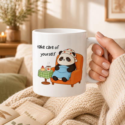 Take Care of Yourself Panda Mug