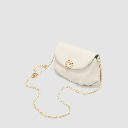 Heart White Chain Cloud Handbag
